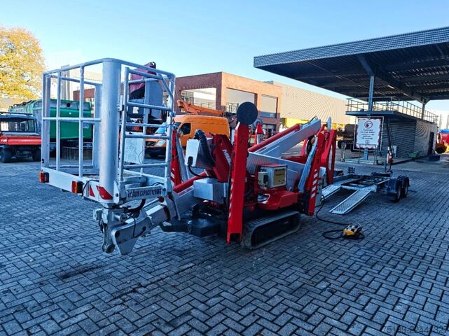 Plataforma de trabajo telescópica articulada Multitel SMX 250 with trailer!