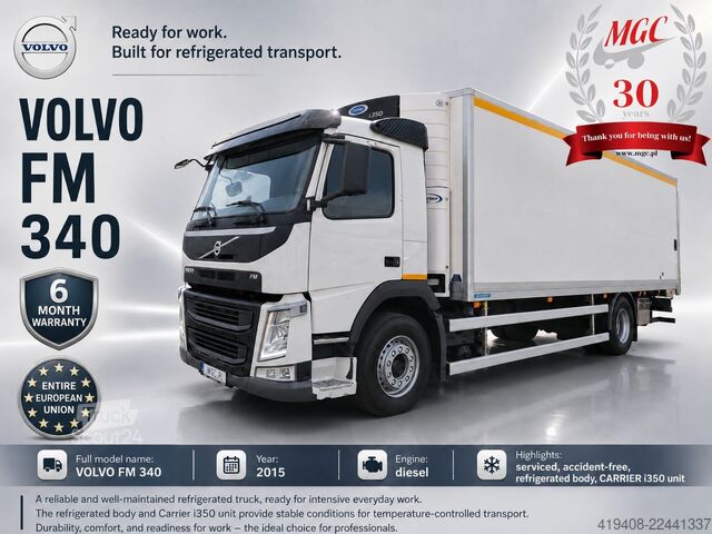 Transporte frigorífico Volvo FM 340 / CARRIER I350 / LIFT ZEPRO