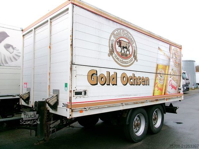 Box trailer MÜLLER-MITTELTAL Tandem Schwenkwand*5,2x2,44 m*13 to*TOP Zusatand