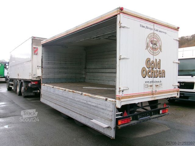 Box trailer MÜLLER-MITTELTAL Tandem Schwenkwand*5,2x2,44 m*13 to*TOP Zusatand