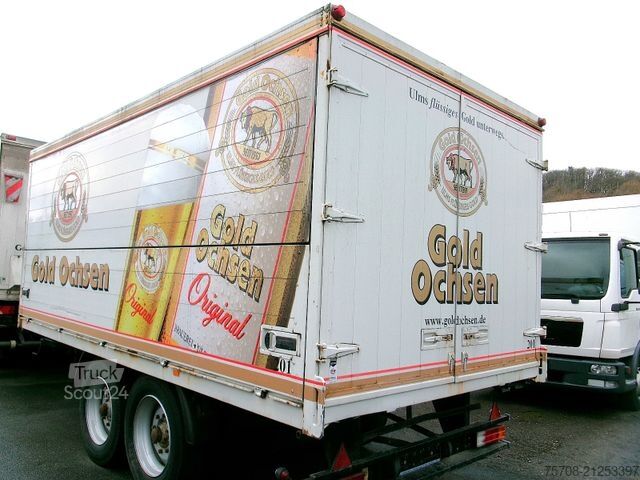 Box trailer MÜLLER-MITTELTAL Tandem Schwenkwand*5,2x2,44 m*13 to*TOP Zusatand