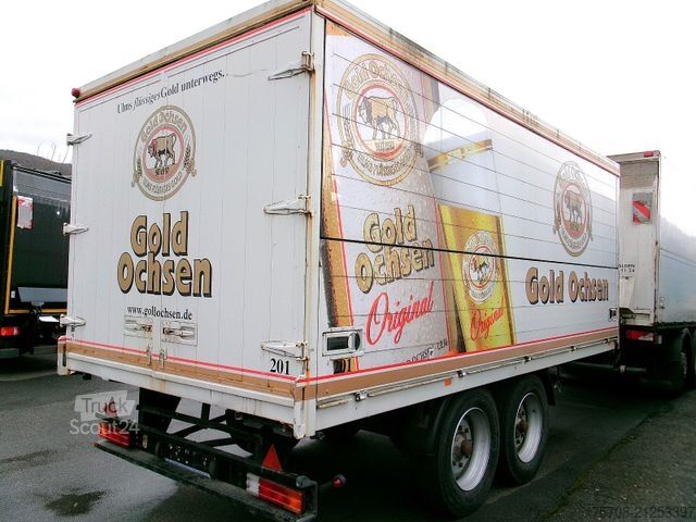 Box trailer MÜLLER-MITTELTAL Tandem Schwenkwand*5,2x2,44 m*13 to*TOP Zusatand