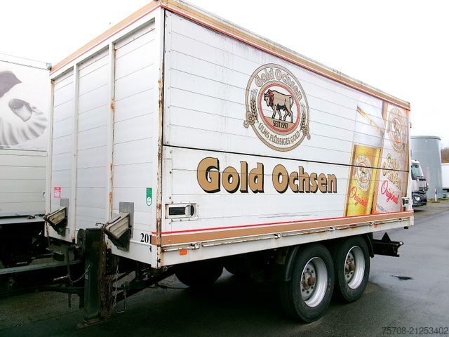 Beverage trailer MÜLLER-MITTELTAL Tandem Schwenkwand*5,2x2,44 m*13 to*TOP Zusatand