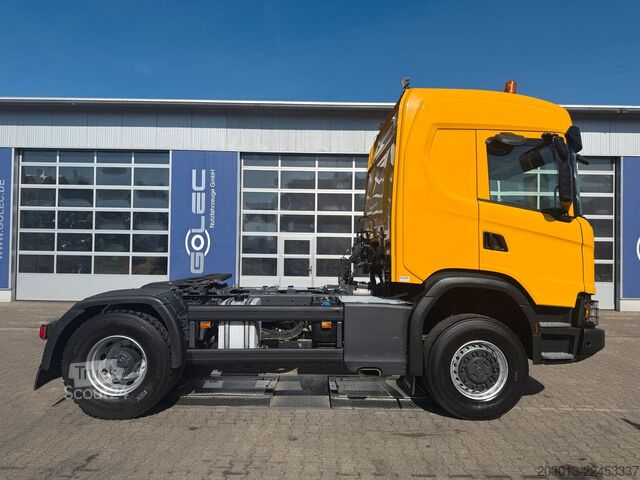 Standard trekkvogn SCANIA G450 XT 4x4 Euro 6 SZM Kipphydraulik Blatt /Luft