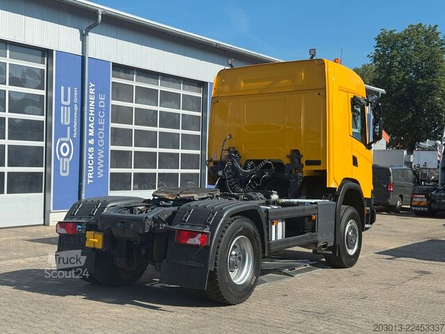 Standard trekkvogn SCANIA G450 XT 4x4 Euro 6 SZM Kipphydraulik Blatt /Luft