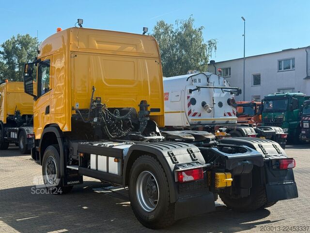 Standard trekkvogn SCANIA G450 XT 4x4 Euro 6 SZM Kipphydraulik Blatt /Luft