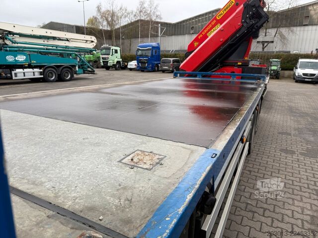 Autocarro con cassone fisso SCANIA R500 6x4 Pritsche mit Kran Palfinger PK53002 SH