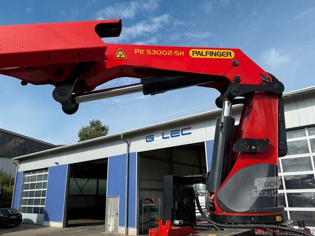 Camion plateau SCANIA R500 6x4 Pritsche mit Kran Palfinger PK53002 SH