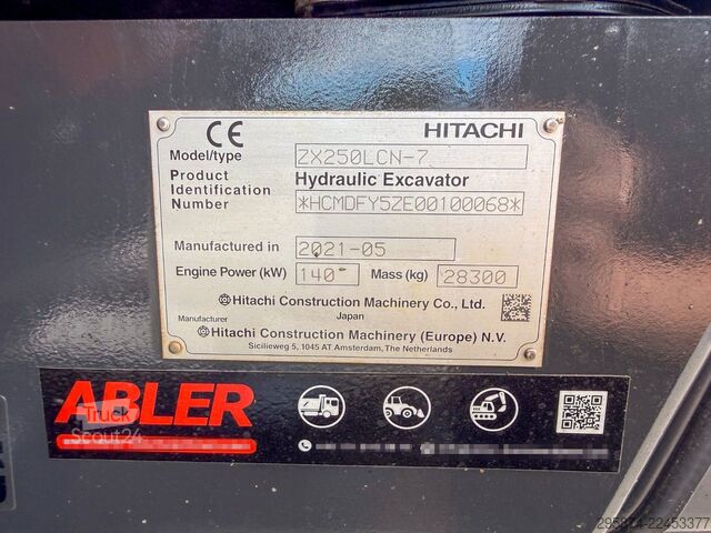 Larvegraver HITACHI ZX250 LCN-7 OQ80SW vollhydr. ZSA