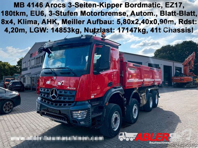 Трьохсторонній самоскид MERCEDES-BENZ Arocs 4146 3.S.K Bordmatic