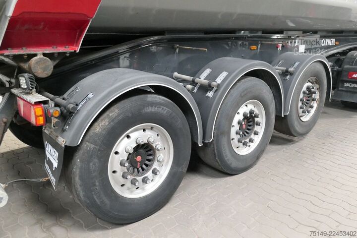 Savivartis puspriekabė CARNEHL CHKS/AH, Alu, 30m³, Alu-Chassis, SAF, Luft-Lift
