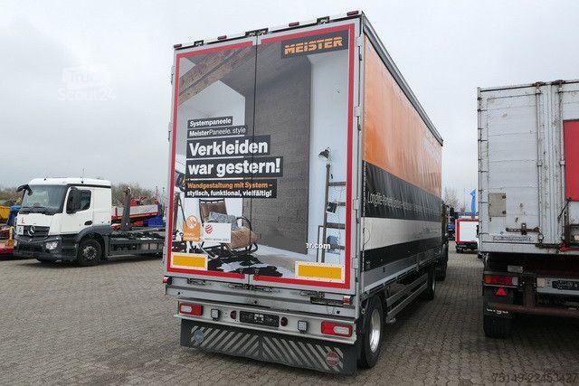 Otevřený přívěs s plachtou  Duenschede PA 18/7, Jumbo, Alu-Felgen, 7.3 mtr.