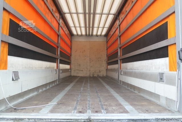 Otevřený přívěs s plachtou  Duenschede PA 18/7, Jumbo, Alu-Felgen, 7.3 mtr.