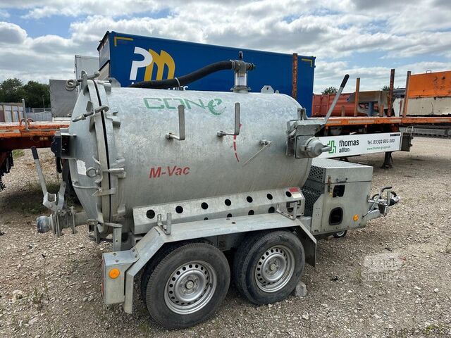 Reboque para automóvel Meels Altro Tec M, Vakuum, 1,8m³, 3.600 l/min