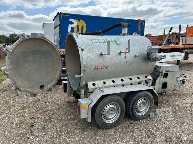 Reboque para automóvel Meels Altro Tec M, Vakuum, 1,8m³, 3.600 l/min