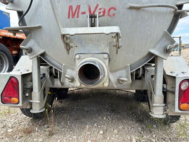 Reboque para automóvel Meels Altro Tec M, Vakuum, 1,8m³, 3.600 l/min