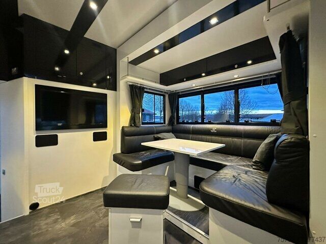 Viehtransporter LKW Mercedes-Benz Antos 1835 5-6 Pferde Wohnung Popout