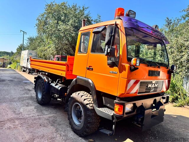 Camion basculante trilateral MAN 10,174  Allradkipper