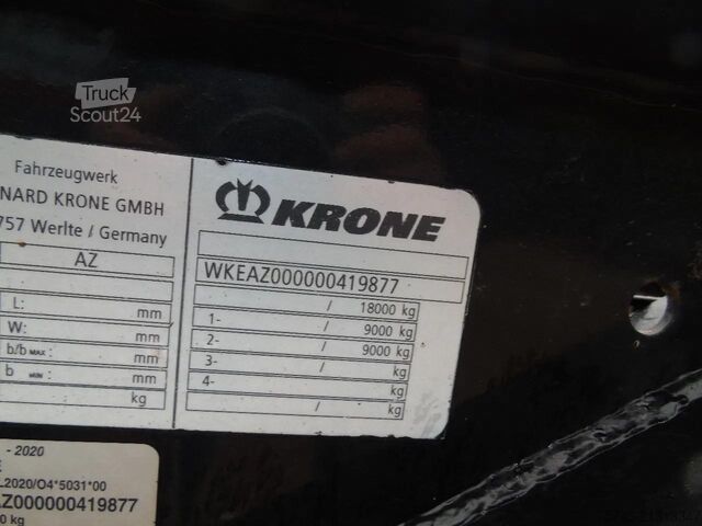 BDF sistemi Krone 2 AXLE BPW + BDF SYSTEM