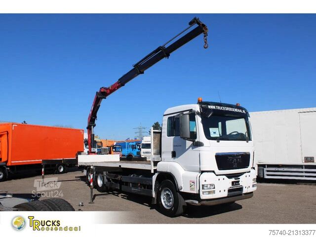 Kraanwagen MAN TGS 26.440 + HMF 22T/M + remote + 6x2 steering ...