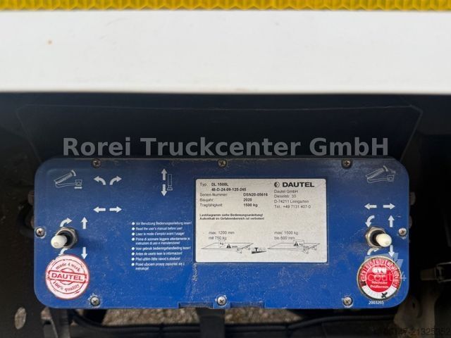 LKW mit Kofferaufbau MERCEDES-BENZ 1327L E6C, Klima, AHK ZAA., LBW Dautel 1,5to