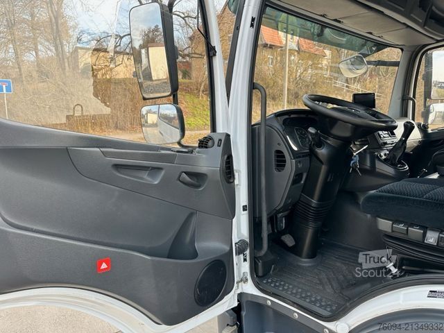 Vrachtwagen met kraanopbouw MERCEDES-BENZ Atego 824 MEILLER Kipper Kran Greifer AHK