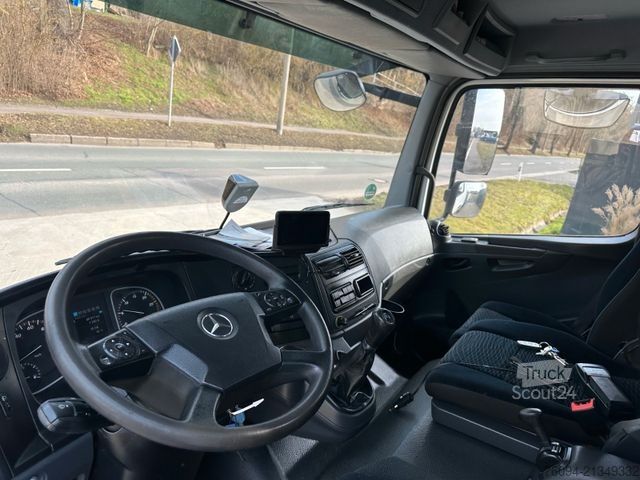 Vrachtwagen met kraanopbouw MERCEDES-BENZ Atego 824 MEILLER Kipper Kran Greifer AHK