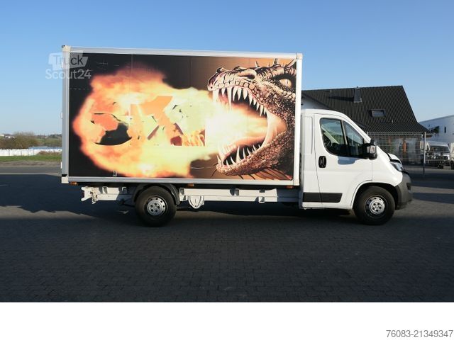 Dubă cu caroserie tip cutie PEUGEOT Boxer 165 Maxi Koffer extrahoch 2,25m Klima