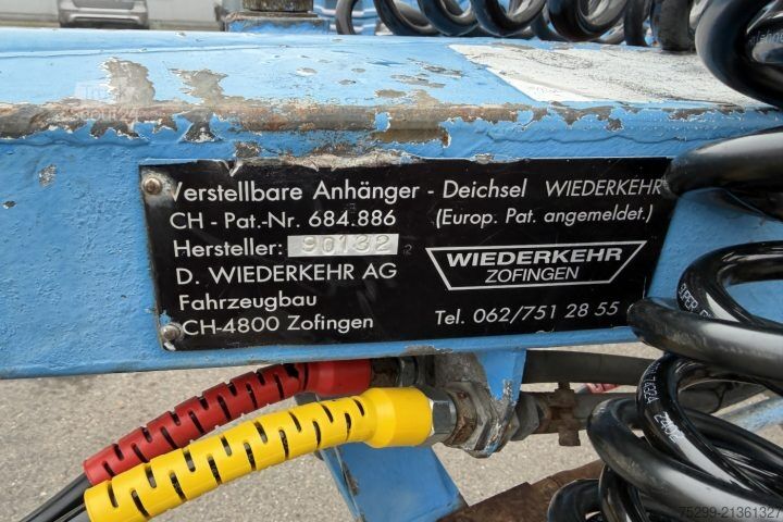 Dėžinė priekaba Van Hool 2K0019 Koffer / Swiss-Vehicle