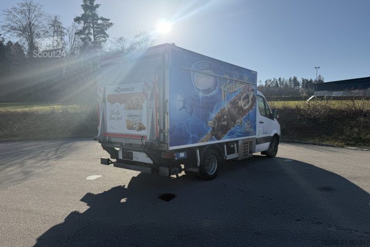 Camión frigorífico Mercedes-Benz 516 CDI Kühlkoffer/HB / Swiss-Vehicle