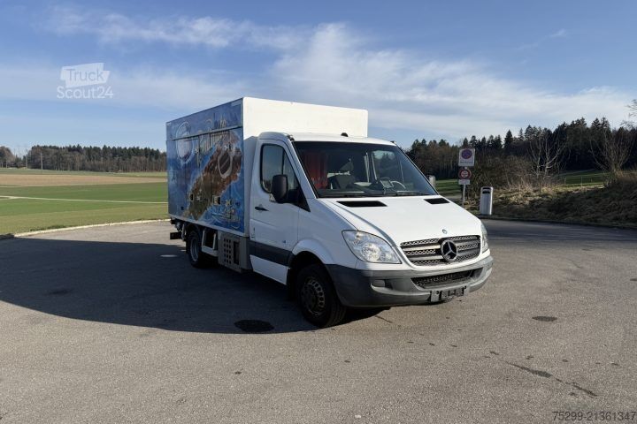 Camión frigorífico Mercedes-Benz 516 CDI Kühlkoffer/HB / Swiss-Vehicle