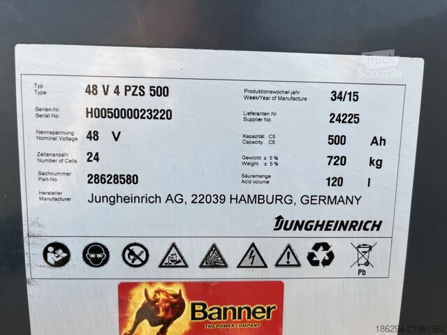 Empilhadeira frontal Jungheinrich EFG213