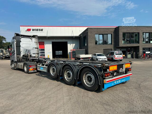 Swap body semitrailer D-TEC Flexitrailer LS Containerchassis