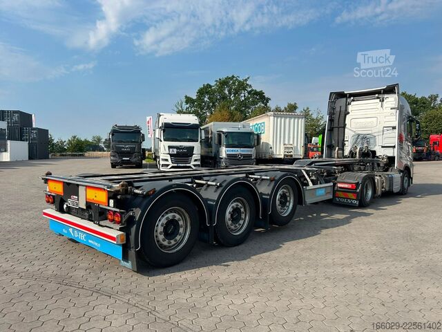 Swap body semitrailer D-TEC Flexitrailer LS Containerchassis