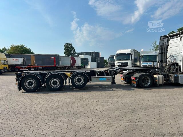 Swap body semitrailer D-TEC Flexitrailer LS Containerchassis