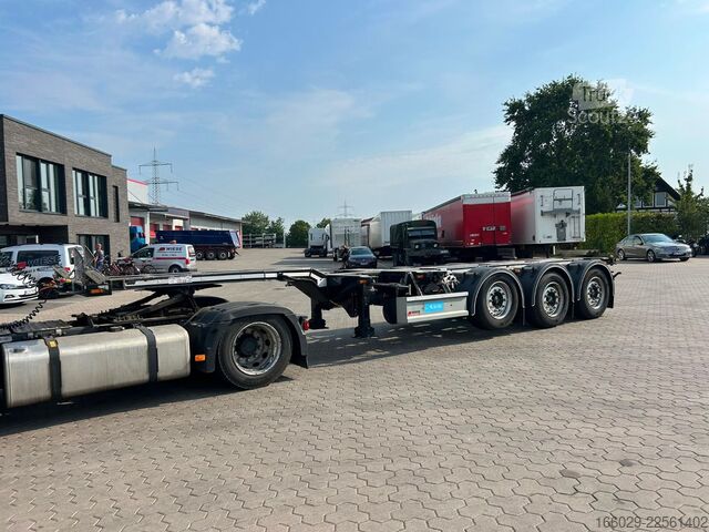 Swap body semitrailer D-TEC Flexitrailer LS Containerchassis