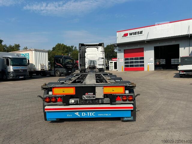 Swap body semitrailer D-TEC Flexitrailer LS Containerchassis