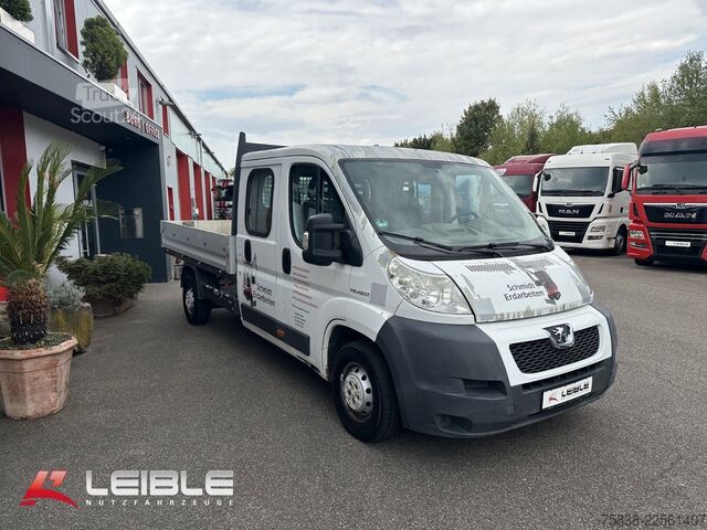 Pick-up van PEUGEOT Boxer 250D *Pritsche*DoKa*179Tkm*AHK