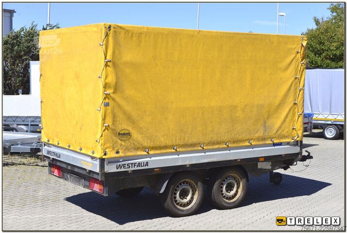Remorque pour voiture Westfalia Tandemhochlader mit Plane - Bastlerfahrz