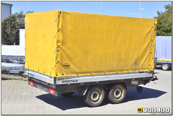 Remorque pour voiture Westfalia Tandemhochlader mit Plane - Bastlerfahrz