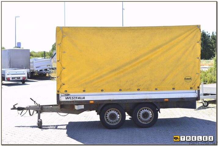 Remorque pour voiture Westfalia Tandemhochlader mit Plane - Bastlerfahrz