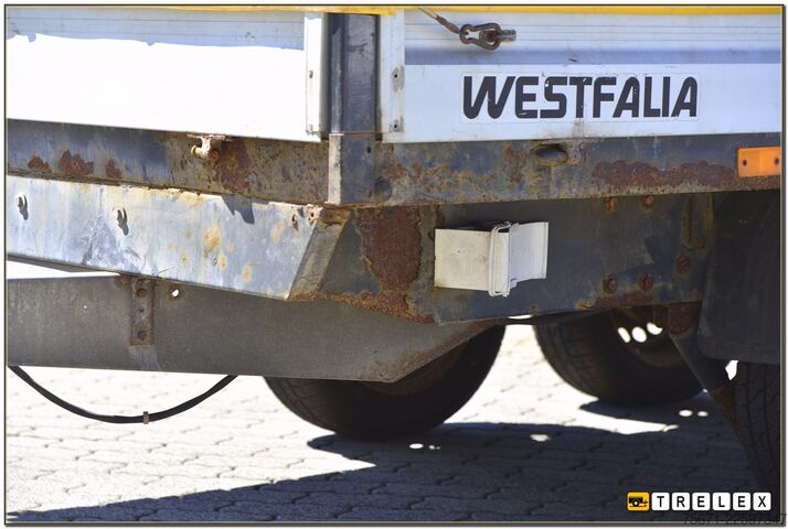 Remorque pour voiture Westfalia Tandemhochlader mit Plane - Bastlerfahrz