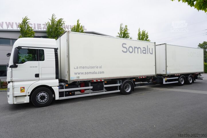 Container sett MAN TGX 18.430 / Set Box+Trailer 18+18 EPAL