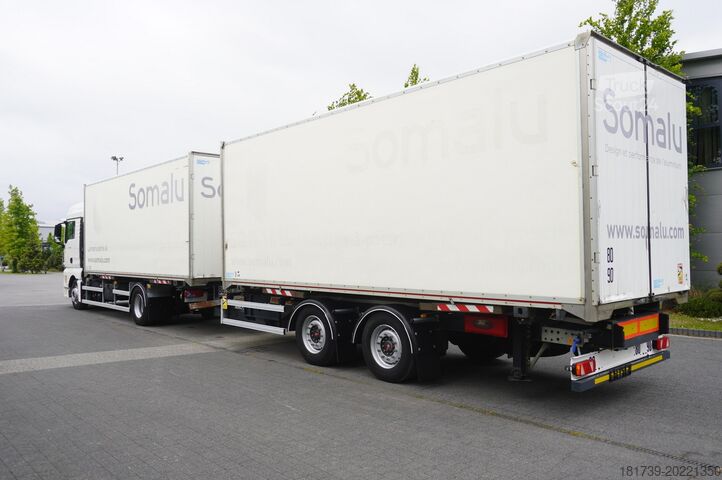 Container sett MAN TGX 18.430 / Set Box+Trailer 18+18 EPAL