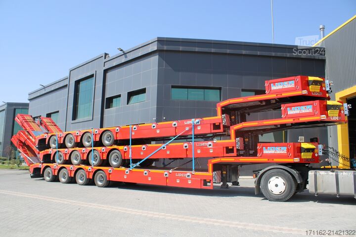 Lowbed semitrailer for transportation of construction machinery Lider Lowbed 5 A