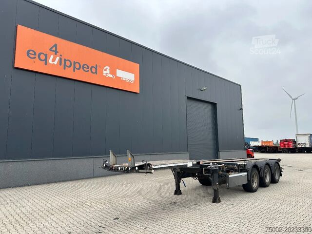Trasporto di container Broshuis 3UCC-39/45 FLN, 45FT High Cube multi, BPW, lift...