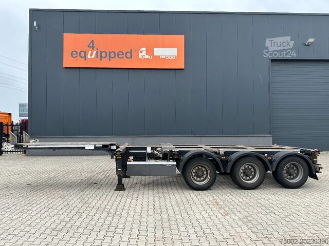 Trasporto di container Broshuis 3UCC-39/45 FLN, 45FT High Cube multi, BPW, lift...
