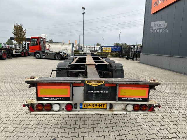 Trasporto di container Broshuis 3UCC-39/45 FLN, 45FT High Cube multi, BPW, lift...