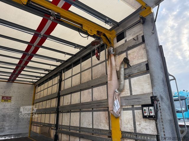 Samochód ciężarowy z plandeką typu platforma DAF XF 480 SSC/Kompressor/Intader/Dinkel/Getreide