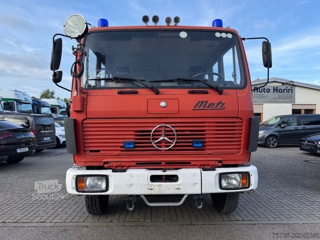 LKW mit Kofferaufbau MERCEDES-BENZ 1222 AF 4x4 ALLRAD/Feuerwehr /Pumpe